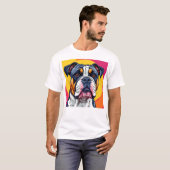 Australische Bulldog hond T-shirt (Voorkant volledig)