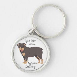 Australische Bulldog Sleutelhanger