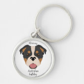 Australische Bulldog Sleutelhanger (Voorkant)