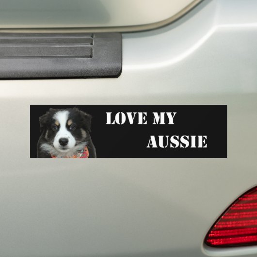 Australische Bumpersticker Shepherd (Op auto)