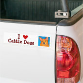 Australische Bumpersticker voor kattenhonden (Op Truck)