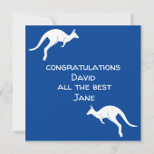 Australische Burgerschap Party Gifts Kaart (Achterkant)