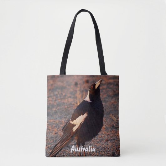 Australische canvas tas Magpie (Voorkant)