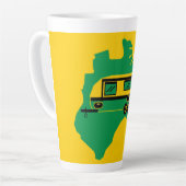 Australische Caravan Kamperen Latte Mok (Linkerhoek)