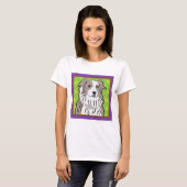 Australische Cartoon Shepherd T-shirt (Voorkant volledig)