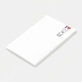 Australische Cartoon voor kattenhonden Post-it® Notes (Schuin)