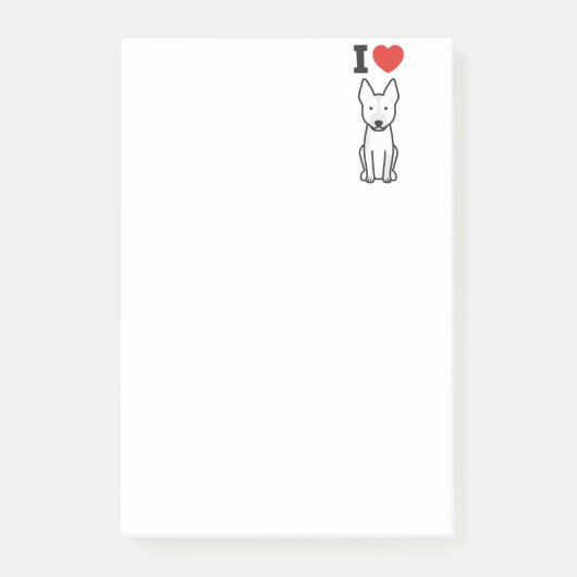 Australische Cartoon voor kattenhonden Post-it® Notes (Voorkant)