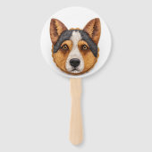 Australische Cattle Dog 3D Geïnspireerd Handwaaier (Voorkant)