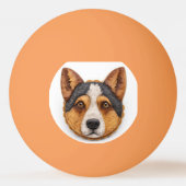Australische Cattle Dog 3D Geïnspireerd Pingpongbal (Voorkant)