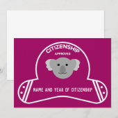 Australische Citizenship Party Cadeau  Bedankkaart (Voorkant / Achterkant)