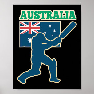 Australische Cricket Internationale Fans Truit Poster