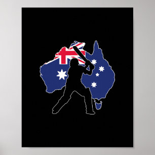 Australische Cricket  Poster