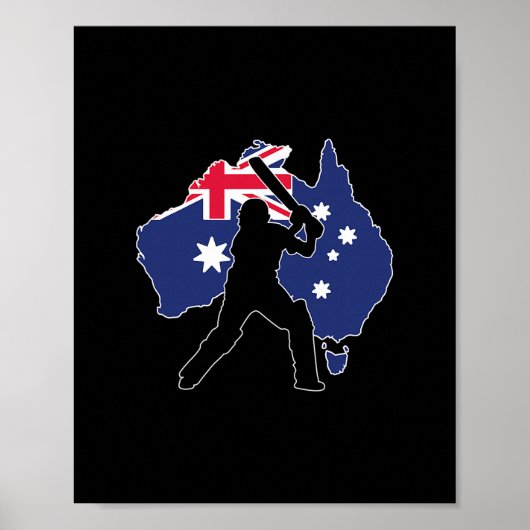 Australische Cricket  Poster (Voorkant)