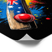 Australische Cricket T  Poster (Hoek)