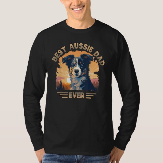 Australische DAD Australian Shepherd 1 T-shirt (Voorkant)