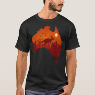 Australische dag Australische plattegrond 1 T-shirt