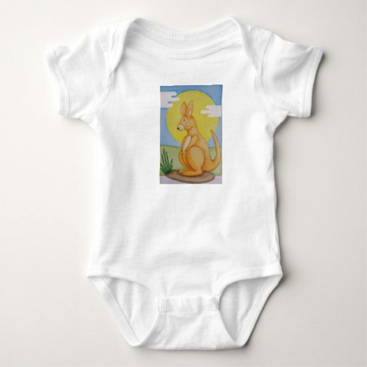 Australische dier baby romper playsuit (Voorkant)