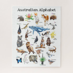 Australische Dieren Alfabet Legpuzzel