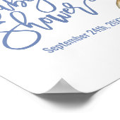 Australische dieren | Baby shower Kangaroo Welkom Poster (Hoek)