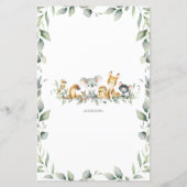 Australische dieren Baby shower over of onder de g (Achterkant)