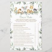 Australische dieren Baby shower over of onder de g (Voorkant)