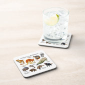 Australische dieren bier onderzetter (Rechterzijde)