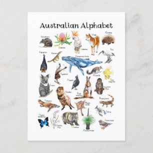 Australische dieren briefkaart