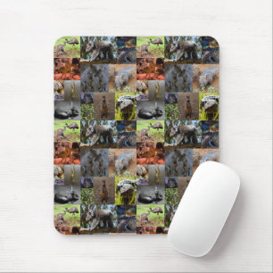 Australische dieren foto collage, muismat