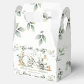 Australische dieren groen 1e verjaardag wild één bedankdoosjes (Geopend)