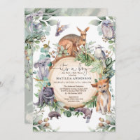 Australische dieren groen eucalyptus Baby shower