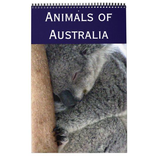 Australische dieren kalender (Hoes)
