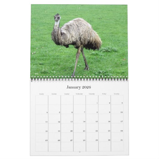 Australische dieren kalender 2025 (Jan 2026)