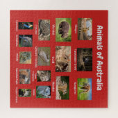 Australische dieren legpuzzel (Horizontaal)