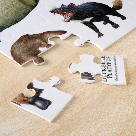Australische dieren legpuzzel (Zijkant)