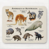 Australische dieren muismat (Voorkant)