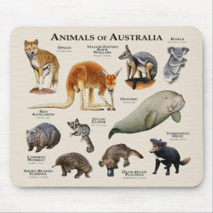 Australische dieren muismat