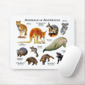 Australische dieren muismat (Met muis)