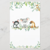 Australische dieren noemen het Baby Animal Fun Gam (Achterkant)