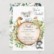 Australische Dieren Schattige Koala 1e Verjaardags