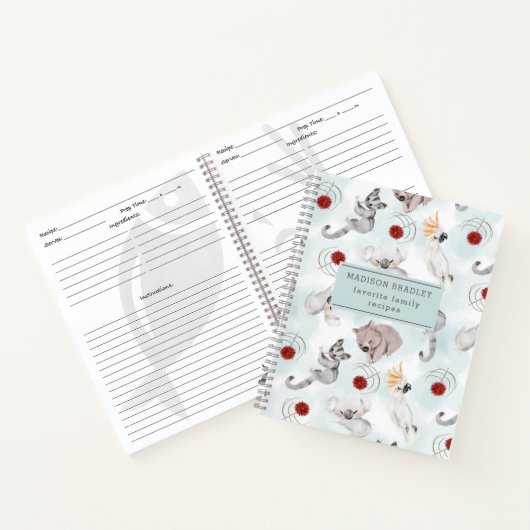 Australische dieren schrijven boek op maat (Binnen)