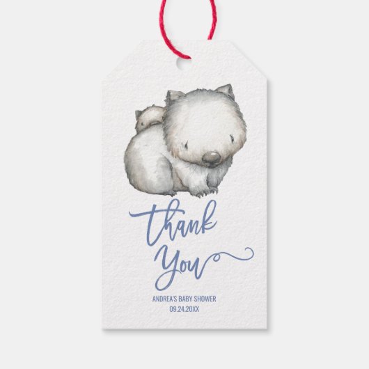 Australische dieren | Vrouwen Hartelijk dank Cadeaulabel (Achterkant)