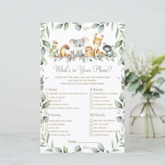 Australische dieren wat zit er in je telefoonspel (Staand voorkant)