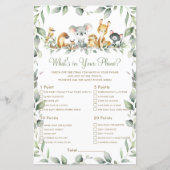 Australische dieren wat zit er in je telefoonspel (Voorkant)