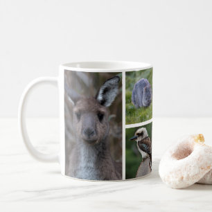 Australische dieren Wildlife Foto Collage Koffiemok