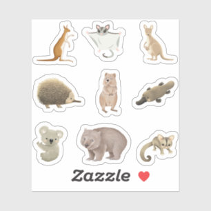 Australische dierlijke Stickers