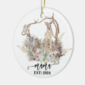 Australische diermoeder en Baby mama Keramisch Ornament (Links)