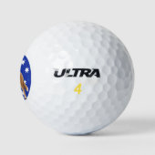 Australische Dingo Golfballen (Logo)