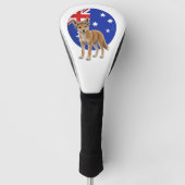 Australische Dingo Golfheadcover (Voorkant)