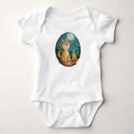 Australische dingo huilt op baby romper overall