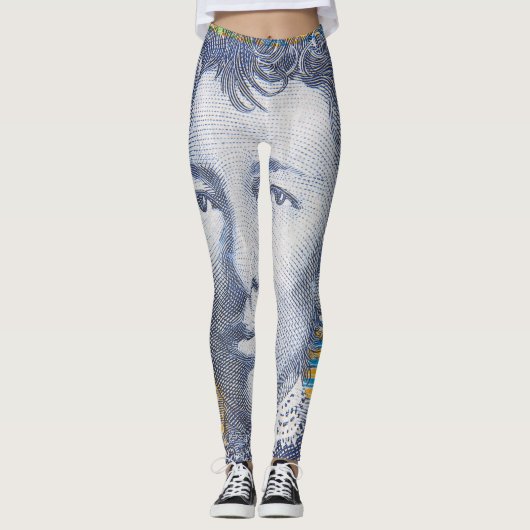 Australische dollars leggings (Voorkant)